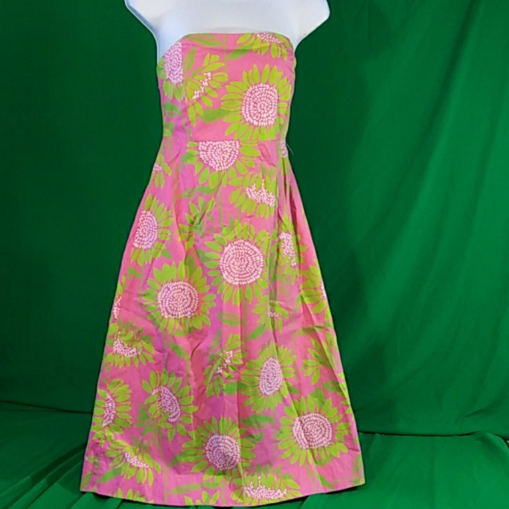 Lily Pulitzer sz 8 strapless dress